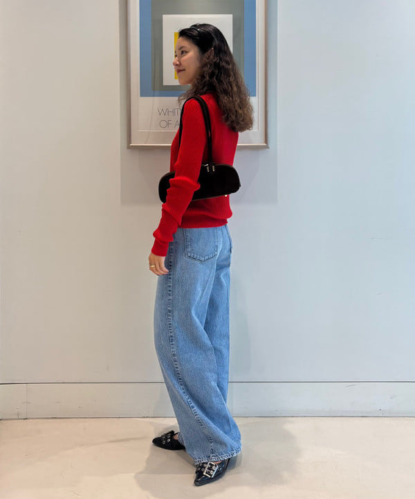 佐々木 南美さんの「BEAMS WOMEN｜リブ ポロ カーディガン」を使ったコーディネート