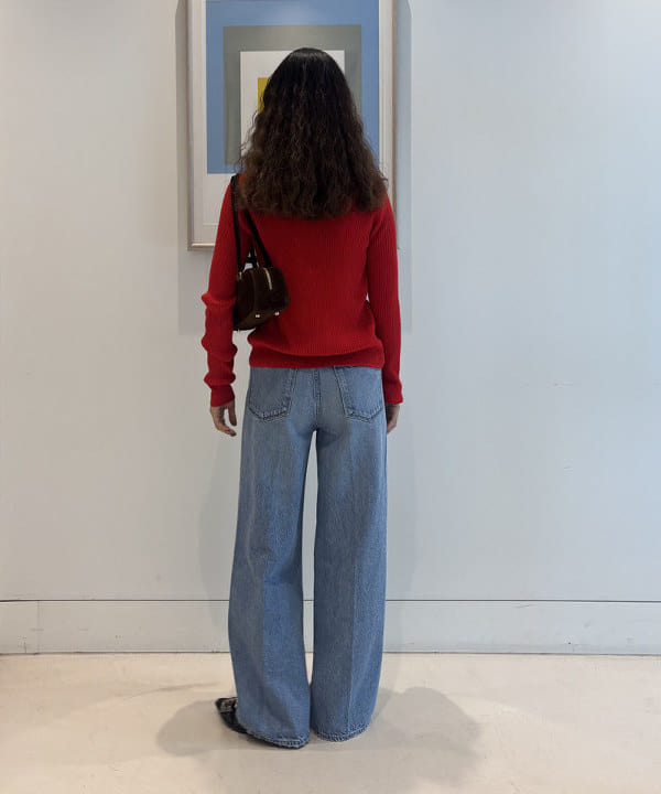 佐々木 南美さんの「BEAMS WOMEN｜リブ ポロ カーディガン」を使ったコーディネート