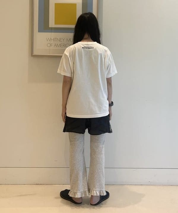 清水 彩乃さんの「BEAMS WOMEN｜maturely / トリコット シフォン レース ボクサー」を使ったコーディネート