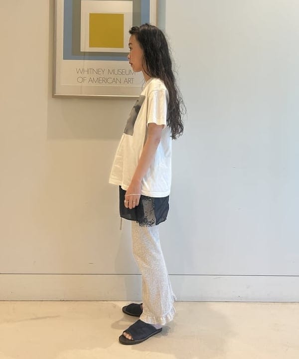 清水 彩乃さんの「BEAMS WOMEN｜maturely / トリコット シフォン レース ボクサー」を使ったコーディネート