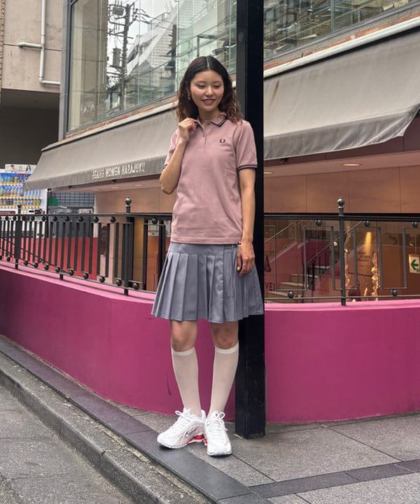 佐々木 南美さんの「BEAMS WOMEN｜プリーツ ダブル リボン ミニスカート」を使ったコーディネート