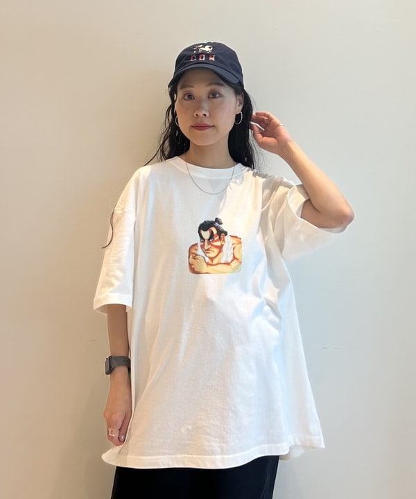 清水 彩乃さんの「BEAMS WOMEN｜ワイド チノ パンツ」を使ったコーディネート