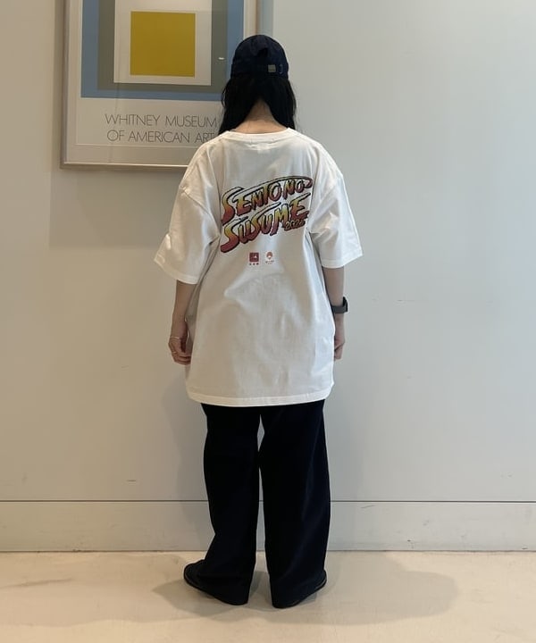 清水 彩乃さんの「BEAMS WOMEN｜ワイド チノ パンツ」を使ったコーディネート