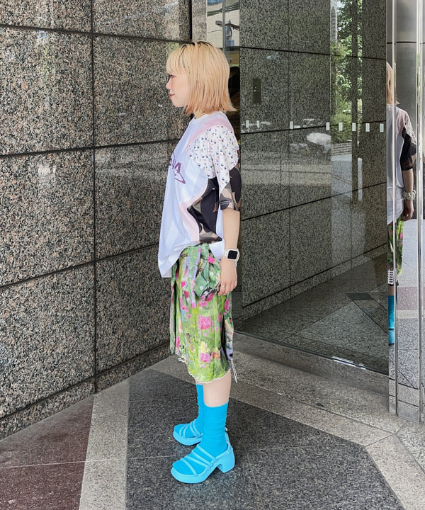 まゆちゃんさんの「BEAMS WOMEN｜PAM_FloralShrtSP」を使ったコーディネート