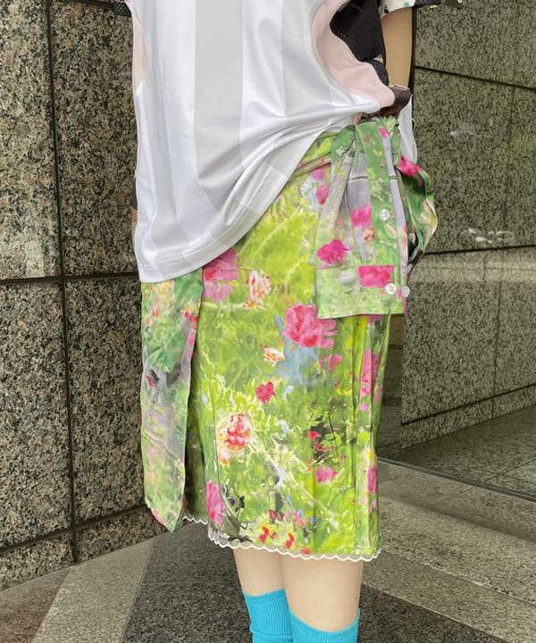 まゆちゃんさんの「BEAMS WOMEN｜PAM_FloralShrtSP」を使ったコーディネート