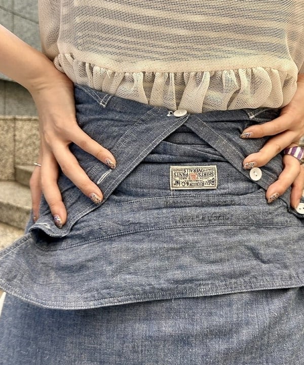 小原 もこさんの「BEAMS WOMEN｜【別注】orSlow / No.8 DENIM NEW」を使ったコーディネート