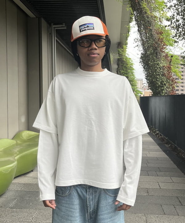 NADEL ナデールさんの「BEAMS WOMEN｜レイヤード Tシャツ」を使ったコーディネート