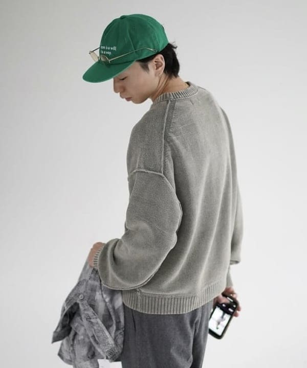 SUDOさんの「BEAMS WOMEN｜7ゲージ フェード クルーネック ニット」を使ったコーディネート