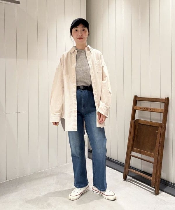 おのすさんの「BEAMS WOMEN｜【別注】Gramicci / 5ポケット デニム」を使ったコーディネート