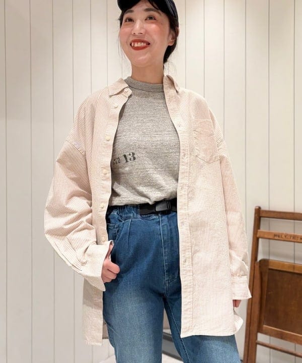 おのすさんの「BEAMS WOMEN｜【別注】Gramicci / 5ポケット デニム」を使ったコーディネート