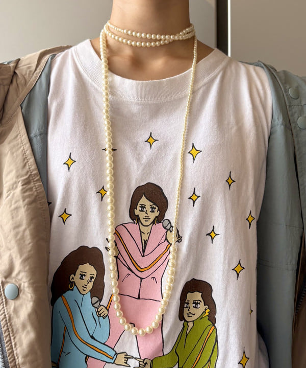 みりさんの「ランダム パール ネックレス」を使ったコーディネート