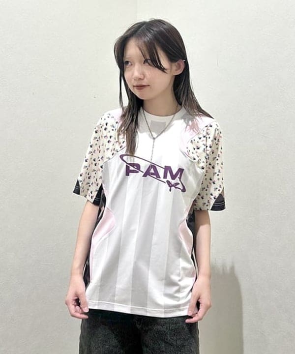 加歩さんの「BEAMS WOMEN｜デニム ハーフ パンツ」を使ったコーディネート