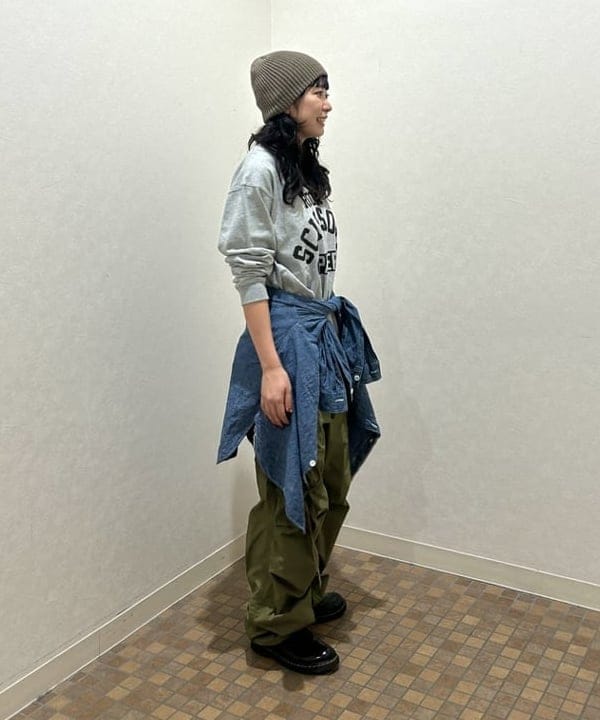 ばるたんさんの「BEAMS WOMEN｜【別注】SCREEN STARS / プリント ロングスリーブ Tシャツ」を使ったコーディネート