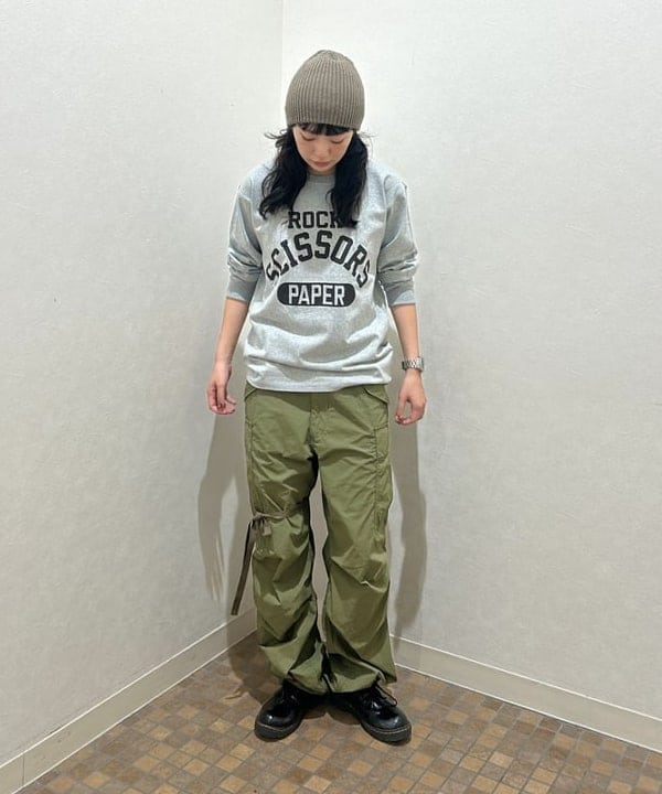 ばるたんさんの「BEAMS WOMEN｜【別注】SCREEN STARS / プリント ロングスリーブ Tシャツ」を使ったコーディネート