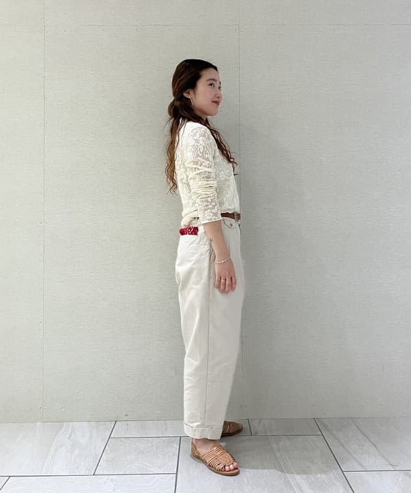 モモさんの「BEAMS WOMEN｜2 Pleats Twill」を使ったコーディネート