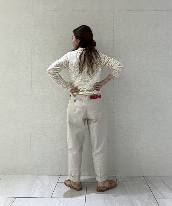 モモさんの「BEAMS WOMEN｜2 Pleats Twill」を使ったコーディネート