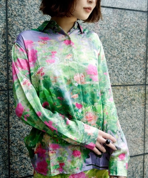 水野 萌香さんの「BEAMS WOMEN｜PAM_FloralShrtSP」を使ったコーディネート