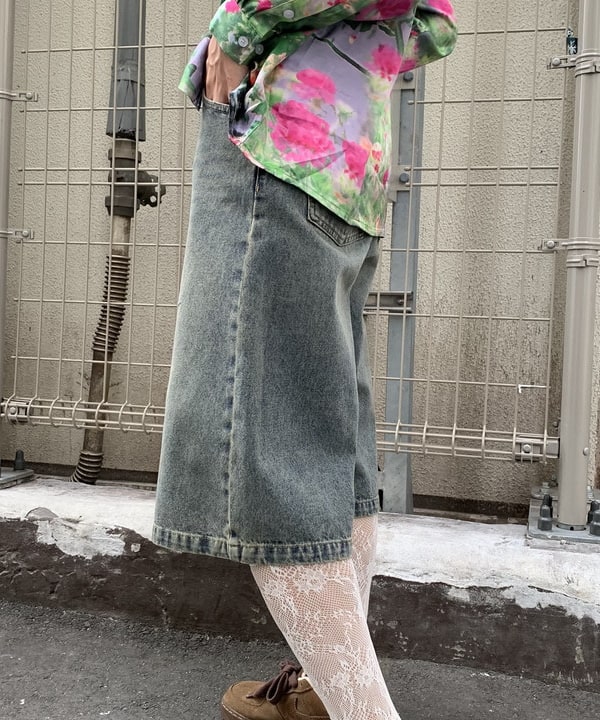 れいなさんの「BEAMS WOMEN｜デニム ハーフ パンツ」を使ったコーディネート