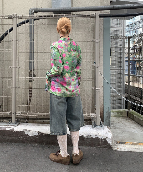 れいなさんの「BEAMS WOMEN｜デニム ハーフ パンツ」を使ったコーディネート