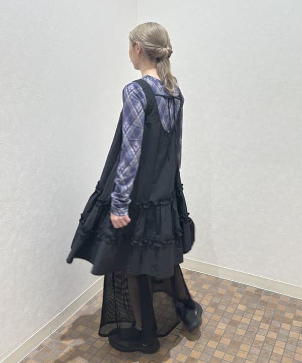 YABUさんの「BEAMS WOMEN｜アーガイルプリント クルーネック トップス」を使ったコーディネート