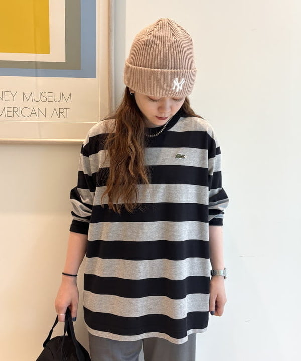 カスタニ モモノさんの「BEAMS WOMEN｜ロゴ イージーパンツ」を使ったコーディネート