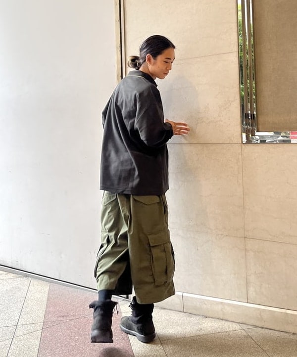 菊田 悠さんの「BEAMS WOMEN｜【別注】FRED PERRY / SINGLE TIP RELAX PIQUE TEXTURE SHIRT」を使ったコーディネート