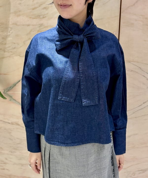 ゆうかさんの「BEAMS WOMEN｜【別注】upper hights / THE ELSIE ブラウス」を使ったコーディネート