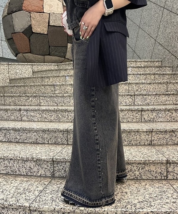 まゆちゃんさんの「BEAMS WOMEN｜ラペル ドット ハーフスリーブ ジャケット」を使ったコーディネート