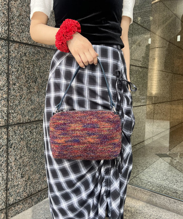 あさひさんの「BEAMS WOMEN｜チェック シャーリング タイトスカート」を使ったコーディネート