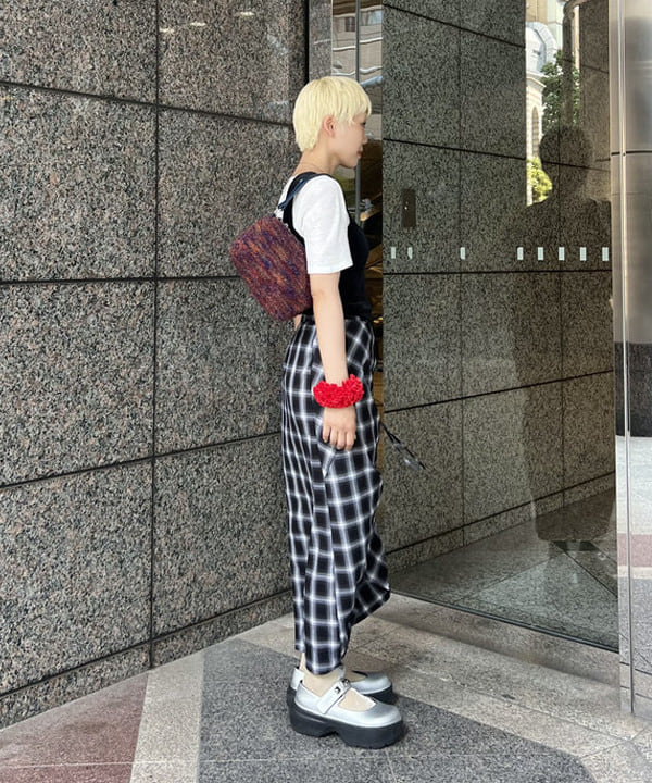 あさひさんの「BEAMS WOMEN｜チェック シャーリング タイトスカート」を使ったコーディネート
