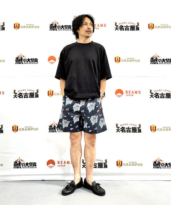 【限定販售】名古屋鯨魚 / 隊徽 海灘褲