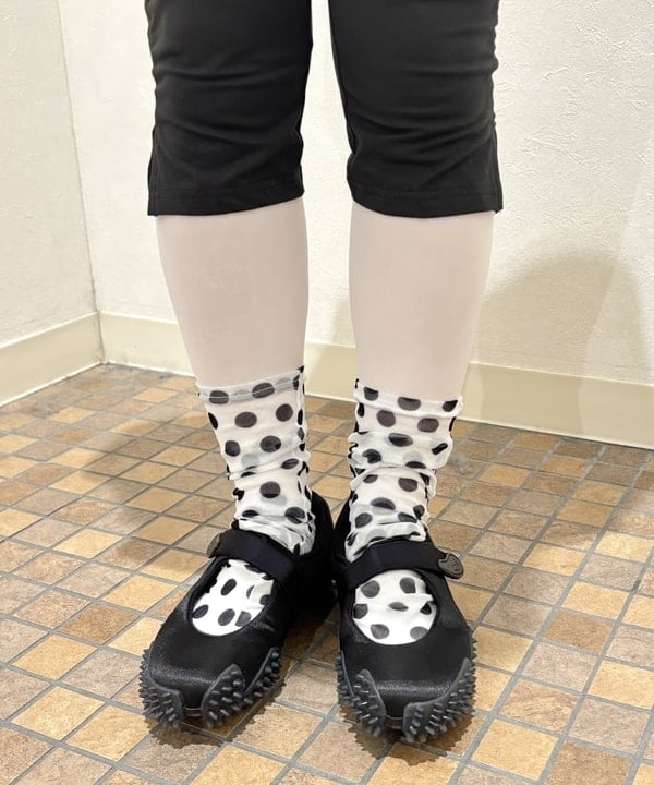YABUさんの「BEAMS WOMEN｜チュール プリント SOX」を使ったコーディネート