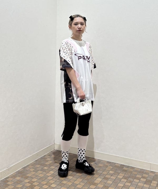 YABUさんの「BEAMS WOMEN｜チュール プリント SOX」を使ったコーディネート