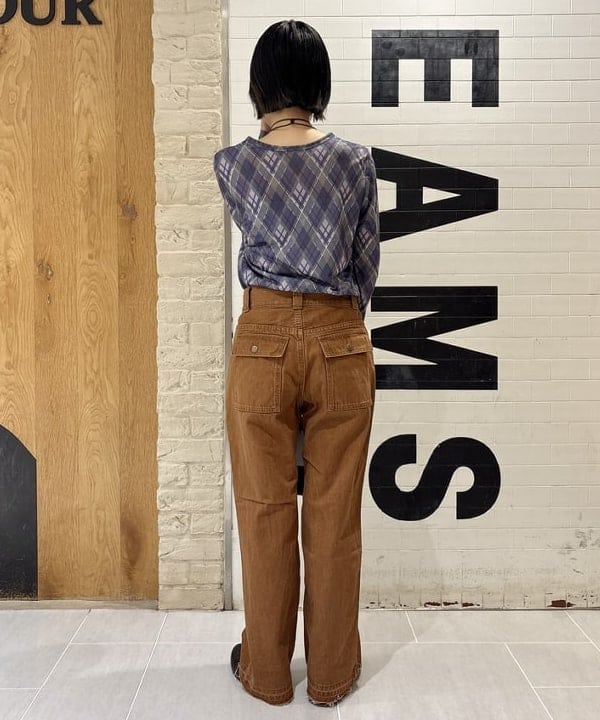 amaさんの「BEAMS WOMEN｜アーガイルプリント クルーネック トップス」を使ったコーディネート