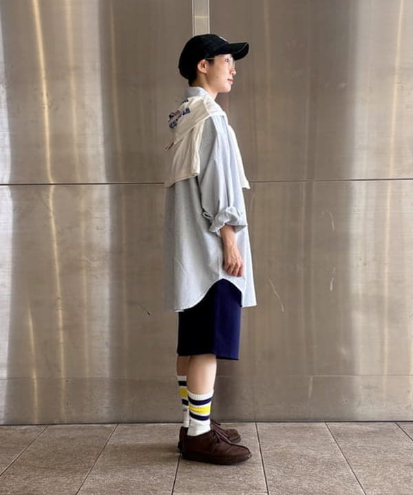 みりさんの「ビッグ ボタンダウン シャツ」を使ったコーディネート