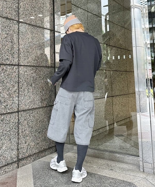 吉田 洸輝さんの「BEAMS WOMEN｜ジャカード ニット バケットハット」を使ったコーディネート