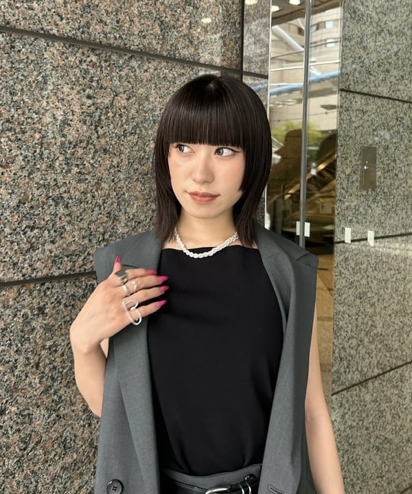 大槻 まひろさんの「BEAMS WOMEN｜ヘルシー ニット キャミソール .M」を使ったコーディネート