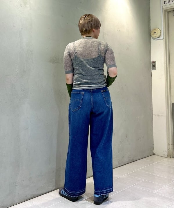 スミレさんの「BEAMS WOMEN｜maturely / ウール ショートスリーブ アンド アームカバー」を使ったコーディネート