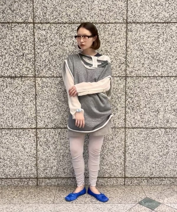 水野 萌香さんの「BEAMS WOMEN｜maturely / グリッターミニワンピース」を使ったコーディネート