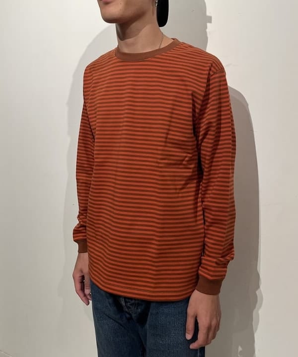 BANさんの「BEAMS WOMEN｜ボーダー ロングスリーブTシャツ」を使ったコーディネート