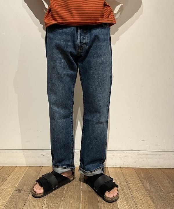 BANさんの「BEAMS WOMEN｜ボーダー ロングスリーブTシャツ」を使ったコーディネート