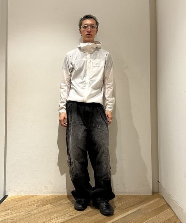 flexwitme ジップフーディ Lホワイト yokosquad dab着用 ビームス 広島（1106240） スタイリング・コーディネイト｜BEAMS