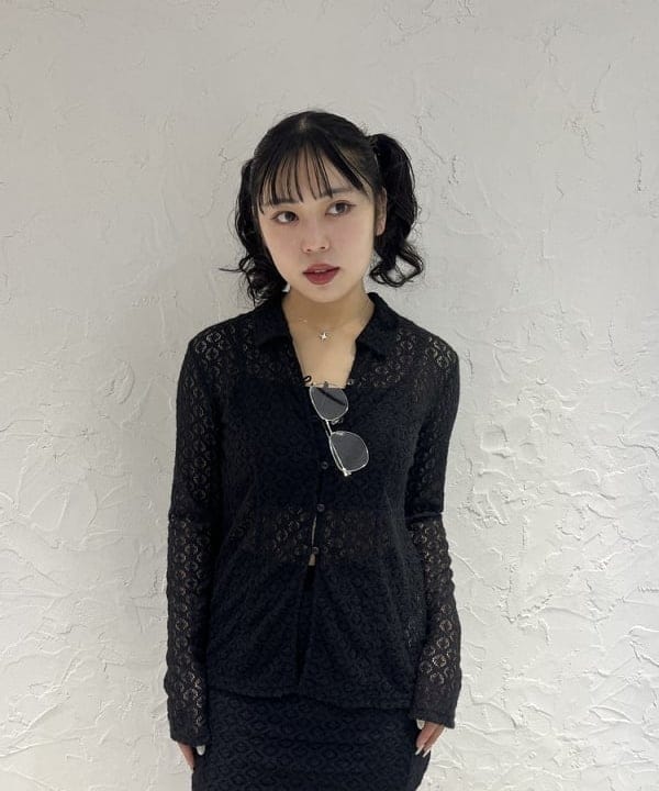 星野 真依さんの「BEAMS WOMEN｜レース スカート セット フレア パンツ」を使ったコーディネート