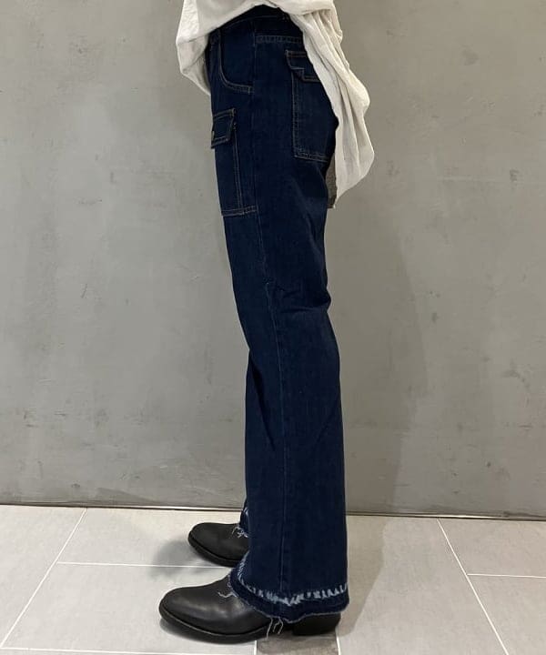 須賀さんの「BEAMS WOMEN｜デニム ブッシュ パンツ」を使ったコーディネート