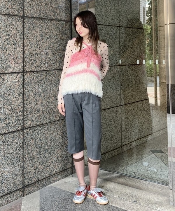 加歩さんの「BEAMS WOMEN｜maturely / スリーヤーン キャミソール」を使ったコーディネート