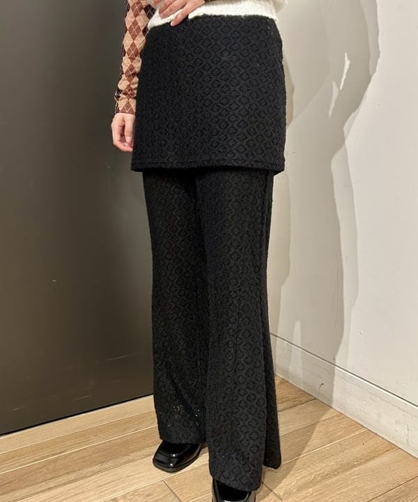 早川 萌子さんの「BEAMS WOMEN｜シャギー メッシュ ポロ カーディガン」を使ったコーディネート