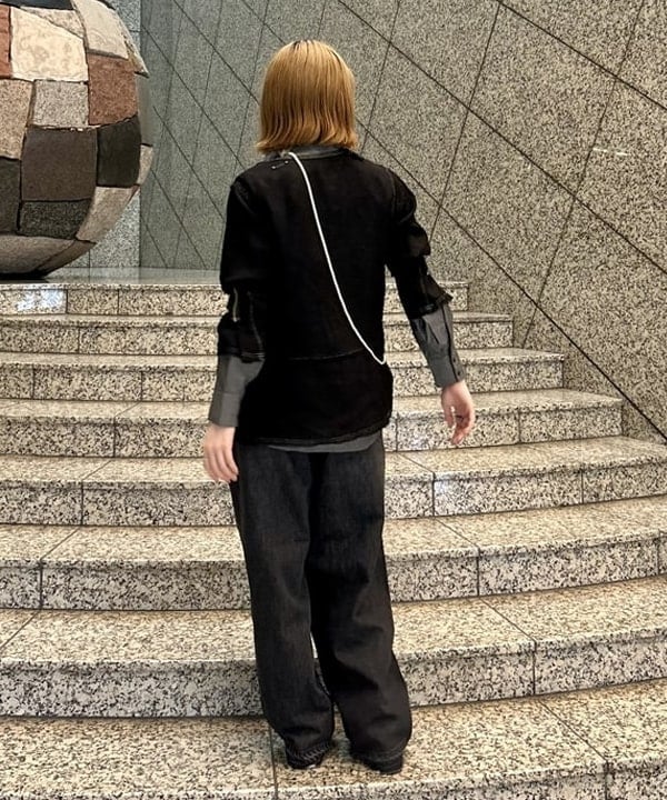 小原 もこさんの「BEAMS WOMEN｜maturely / オーガニック コットン ハート フリルシャツ」を使ったコーディネート