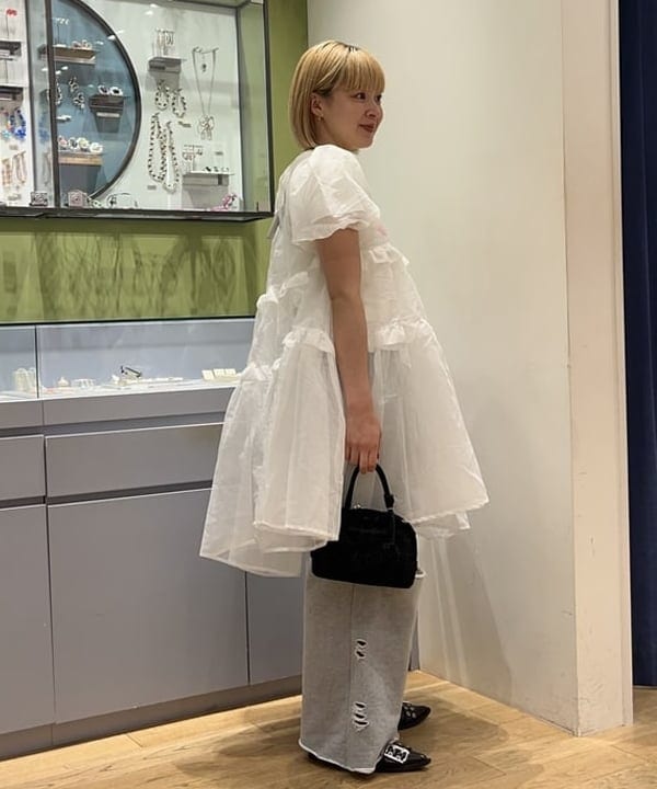 ナカノ アイさんの「BEAMS WOMEN｜GHOSPELL / Lennie Sheer Mini Dress」を使ったコーディネート