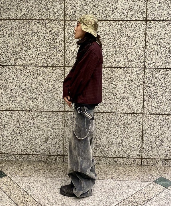 はるひむさんの「BEAMS WOMEN｜チェック フリル ブレード シャツ」を使ったコーディネート