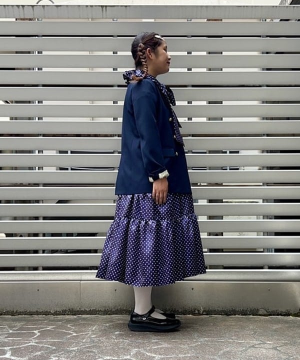 【美品】beams F好き必見　アトリエベルン　ハンドメイドタイ　ネイビー無地 美品】beams F好き必見 アトリエベルン ハンドメイドタイ